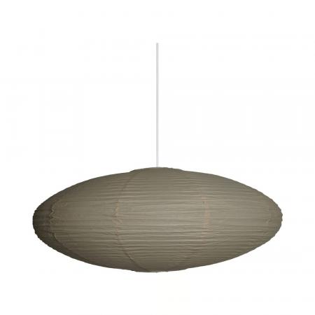 Nordlux Villo 60 moderne Pendelleuchte Schirm shade   Braun Papier retro Design ohne Fassung