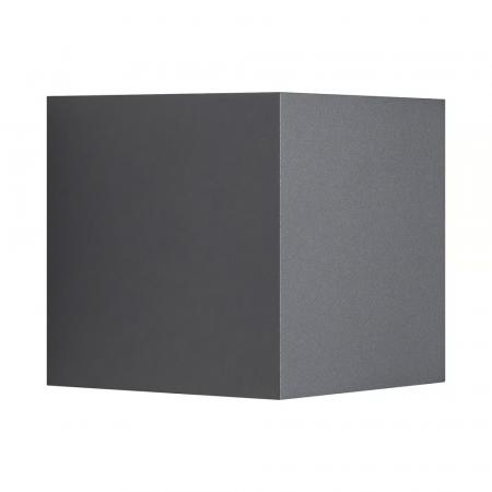 Nordlux Milda Kubi Wandleuchte Anthrazit 4,9W 290lm 3000K Warmweiß Ra80 IP44