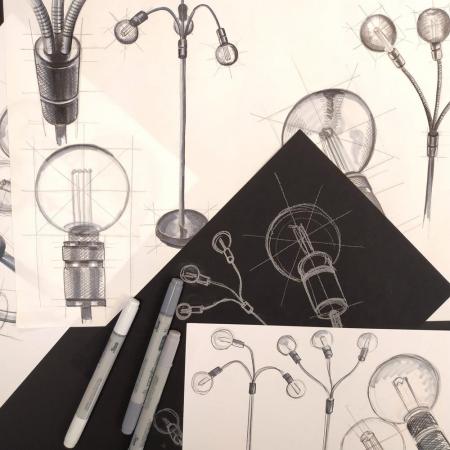 Halo Design CABLE-SET Schlichte Pendelleuchte Silver
