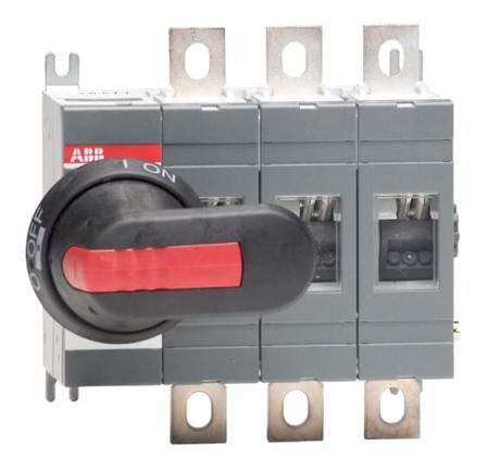 ABB OT200E03P Lasttrennschalter 3-polig 200 A, mit Griff und Welle