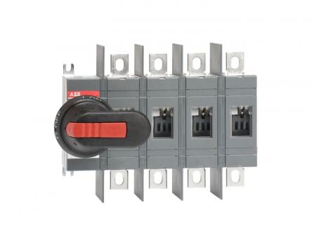 ABB OT250E04WP Lasttrennschalter 4-polig 250 A, mit Griff und Welle mit großem Phasenabstand