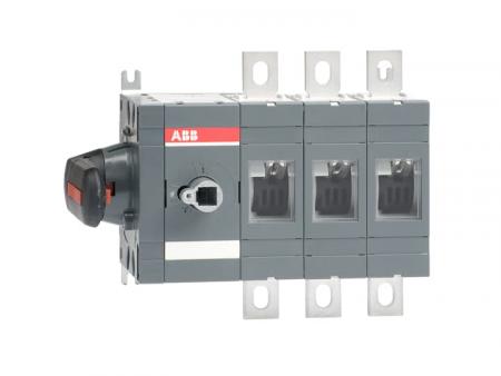 ABB OT400ES03K Lasttrennschalter 3-polig 400 A, mit direkt mont. Griff seitliche Betätigung links