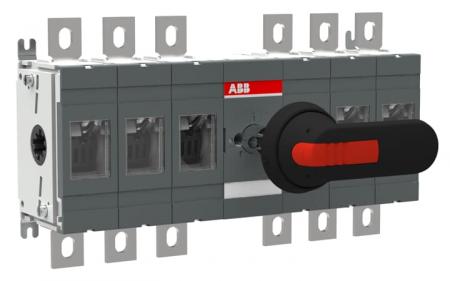 ABB OT400E33P Lasttrennschalter 6-polig 400 A, mit Griff und Welle