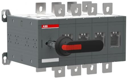 ABB OT630E04CFP Lastumschalter 4-polig 630 A, mit Griff und Welle schnelle Umschaltung I-0-II