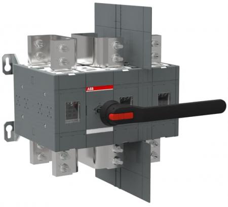 ABB OT2000U12P Lasttrennschalter 3-polig 2000 A, mit Griff und Welle UL/CSA Trägerplattenmontage