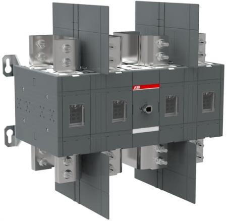 ABB OT2000U22 Lasttrennschalter 4-polig 2000 A, ohne Griff und Welle UL/CSA Trägerplattenmontage