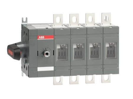 ABB OT160EVS04K Lasttrennschalter 4-polig 160 A, mit direkt mont. Griff seitliche Betätigung links