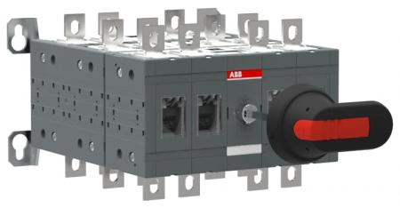 ABB OT250E22YP Bypass-Schalter 4-polig 250 A, mit Griff und Welle offene Umschaltung I-0-II