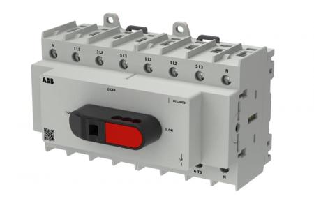 ABB OTC80G2-4BS Lastumschalter OT+ 4-polig 80 A, mit Direktgriff abschließbar I-0-II Baugröße 2
