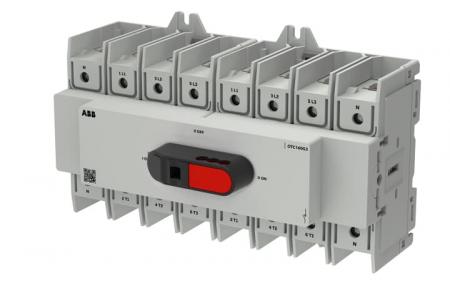 ABB OTC160G3-4BS Lastumschalter OT+ 4-polig 160 A, mit Direktgriff abschließbar I-0-II Baugröße 3
