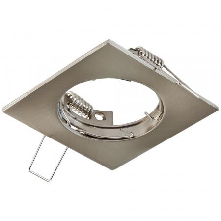 EVN 645013 Deckeneinbauleuchte 12 V AC/DC max. 50 W Chrom satiniert ohne Fassung Einbaudurchmesser 60 mm