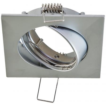 EVN 646014 Schwenkbare Deckeneinbauleuchte Chrom 12 V max. 50 W ohne Fassung Einbaudurchmesser 71 mm