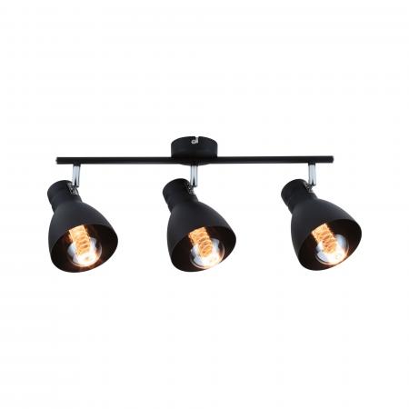 3-flammiger Paulmann Deckenstrahler Davy für 3 LED E27 Schwarz Metall 66761