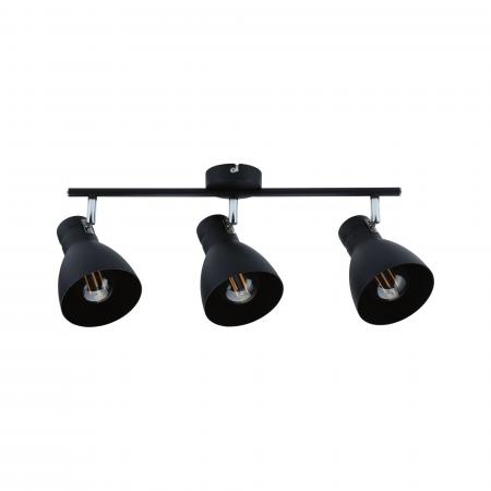 3-flammiger Paulmann Deckenstrahler Davy für 3 LED E27 Schwarz Metall 66761