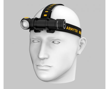 Armytek Wizard C2 Pro Max Stirnlampe und Taschenlampe akkubetrieben neutralweißes licht