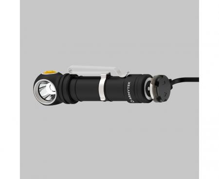 Armytek Wizard C2 Pro Max LR Taschen- und Stirnlampe mit Magnethalterung / Stirnhalterung akkubetrieben warmes Licht