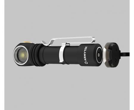 Armytek Wizard C2 Pro Nichia Magnet USB Stirnlampe und Taschenlampe akkubetrieben warmes licht