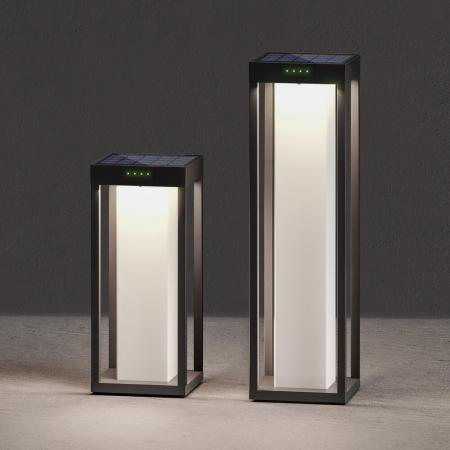 Sigor Klewe Radia Maxi Moon Akku-Solarleuchte 500mm 2,2W 152lm IP65 3000K 2200mAh Ra80 anthrazit