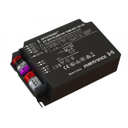 INVENTRONICS OT 40/170-240/1A0 1DIM NFC G3 CE LED-Treiber 40W 150–1050mA AstroDIM NFC
