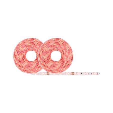 Komplettset 10m Paulmann 70535 SimpLED LED Strip Smart Home Zigbee RGB 26W 900lm 30LEDs/m RGB 36VA mit Fernbedienung