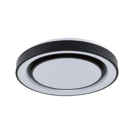 Paulmann 70545 LED Deckenleuchte Rainbow mit Regenbogeneffekt 38,5W dimmbar Schwarz/Weiß