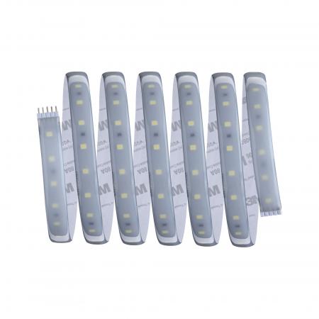 Paulmann 70548 MaxLED 500 LED-Streifen 2,5m Tageslichtweiß IP44 Protective Cover 6500K 15W 24V Silber