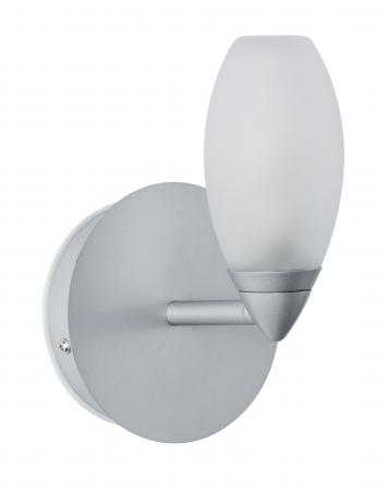 Paulmann 70838 Carina Badezimmer Wandleuchte G9 Chrom matt/Satin Metall/Glas