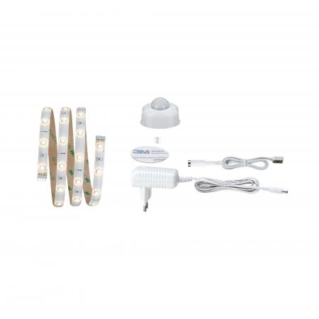 Paulmann 70955 FN YourLED Comfort Set Night PIR-Sensor 1m 3000K 3W 12V DC Weiß