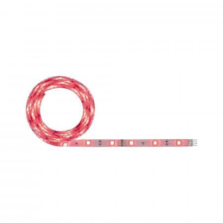 Paulmann 70960 Function SimpLED Strip 1.5m RGB Komplettset 12W 230/12V DC Weiß Metall