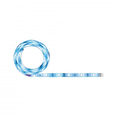 Paulmann 70960 Function SimpLED Strip 1.5m RGB Komplettset 12W 230/12V DC Weiß Metall