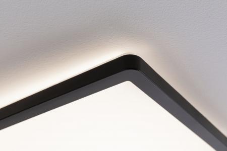 Paulmann Atria Shine LED-Panel 16W 1600 lm 3000K warmweiß nicht dimmbar 293 x 293 mm schwarz