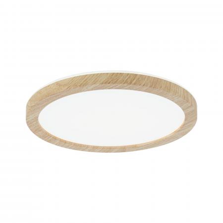 Paulmann 71032 LED Panel Atria Shine Backlight IP44 rund 190mm 11,2W 850lm 4000K Holzoptik
