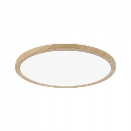 Paulmann 71033 LED Panel Atria Shine Backlight IP44 rund 293mm 16W 1600lm 4000K Holzoptik