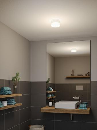 Paulmann 71081 LED Deckenleuchte Maro IP44 3000K 430lm 230V 6,8W Weiß