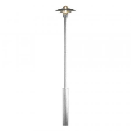 Modena Standleuchte galvanisierter Stahl, klares Glas