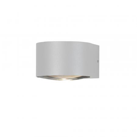 Up & Down LED Kristall-Linsen Wandleuchte GELA aus Aluminium mit High Power in Weiß IP54 von Konstsmide