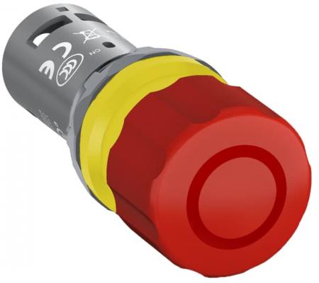 ABB CE3P-10R-01 Not-Halt-Taster 30mm rot, Zugentriegelung, 1 Öffner