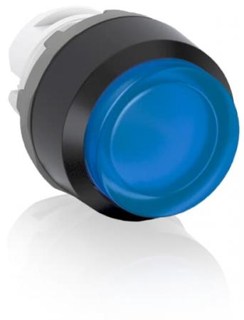 ABB MP3-11L Leuchtdrucktaster, blau, hoch-tastend, Frontring, Kunststoff schwarz beleuchtbar