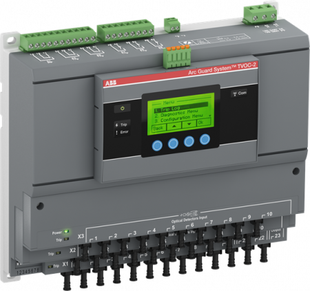 ABB TVOC-2-48-C Lichtbogenwächter 24-48VDC, inkl. COM-Modul Modbus RTU, zur Feldbusanbindung