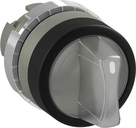 ABB P9MSLD0I Wahlschalter 2 Positionen, transparent, beleuchtbar, Metall-Reihe