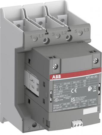 ABB AF140-30-00B-32 Schütz, 75 kW, 48-130 V 50/60Hz / DC, Schienenanschlüsse