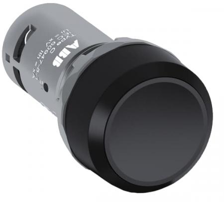 ABB CP2-10B-01 Drucktaster, rastend, flach, schwarz, 1 Öffner