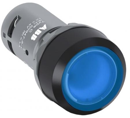 ABB CP2-13L-10 Leuchtdrucktaster blau, verrastend mit LED 220 VACDC 1 Schliesser ABB CombiLine Compact