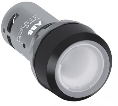 ABB CP2-13C-10 Leuchtdrucktaster transparent, verrastend mit LED 220 VACDC 1 Schliesser ABB CombiLine Compact