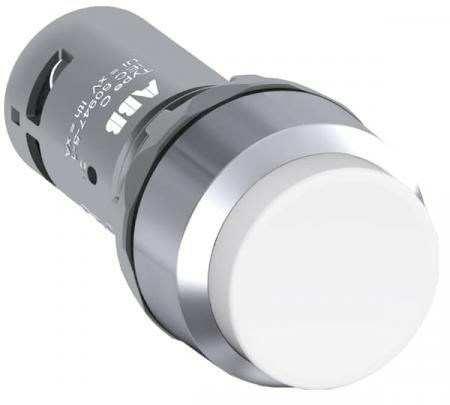 ABB CP3-30W-11 Drucktaster, tastend, hoch, weiß, 1 Schließer + 1 Öffner