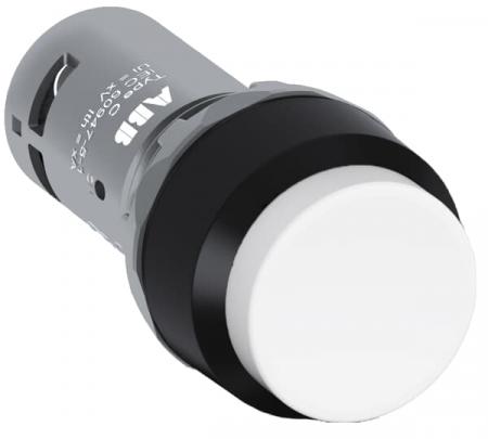 ABB CP4-10W-10 Drucktaster, rastend, hoch, weiss, 1 Schließer