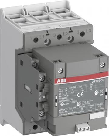 ABB AF140-30-11-32 Schütz, 75 kW, 48-130 V 50/60Hz / DC, Kabelkäfigklemmen-Anschluss