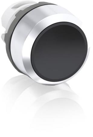 ABB MP9-1235 Drucktaster schwarz "O", flach-tastend, Frontring:, Kunststoff verchromt nicht beleuchtbar