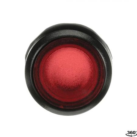 ABB MP9-1243 Leuchtdrucktaster rot "HALT", flach, tastend, Frontring:, Kunststoff schwarz beleuchtbar