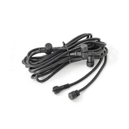 Konstsmide 7471-000 Amalfi Kabel Kunststoff, schwarz